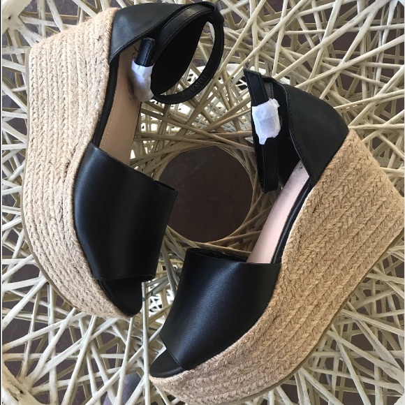 New open toe espadrille wedge 9&10 left - Picture 6 of 6